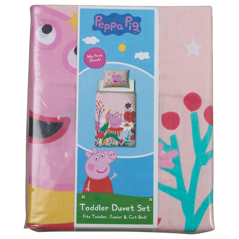 Peppa pig cot bedding hot sale set